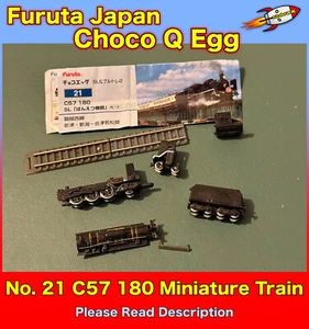 Furuta Choco Q Huevo Miniatura Tren 21 C57 180 - Montaje Completo Requerido USADO - Imagen 1 de 4
