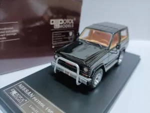 TOTOL MODELS 1/43 NISSAN PATROL 160 SWB 4x4 1984 modellino in resina nera - Foto 1 di 6