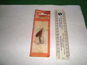 Old Mepps Comet 2 on card fishing bait fishing spinner Mepps France Francaise - Picture 1 of 3