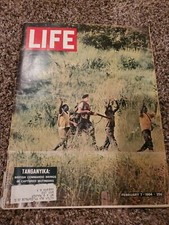 LIFE MAGAZINE FEBRUARY 7 TH 1964 TANGANYIKA MUTINEERS