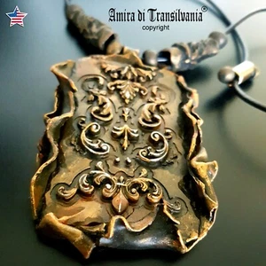 talisman women pendant  necklace jewelry vintage ethnic tribal amulet fashion - Picture 1 of 12