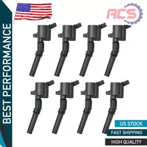 8pcs Ignition Coils For Ford F150 F250 F550 Lincoln V8 4.6L 5.4L FD503 DG508 - Bild 1 von 5