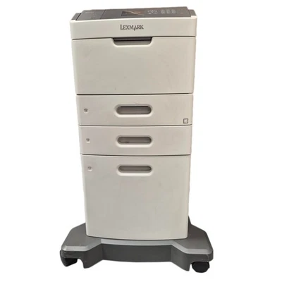 Lexmark MS810dn A4 Mono Rete Stampante Laser Con 2100-Sheet Tray + Castor Stand - Immagine 1 di 2