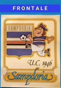 SCUDO SAMPDORIA PANINI 1981-82 recuperato in ottime condizioni LEGGI TUTTO - Foto 1 di 2