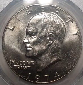 1974 1 $ PCGS Stempelglanz - Bild 1 von 3