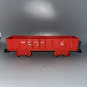 Góndola Marx Trains calibre O 8 ruedas roja 347100 Pennsylvania sin caja - A - Imagen 1 de 6