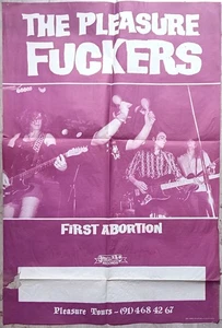 Póster Original PLEASURE F*CKERS Primer Aborto España - Imagen 1 de 2