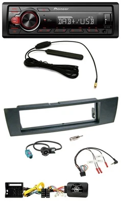 Pioneer MP3 DAB 1DIN Lenkrad USB Autoradio für BMW 1er E87 3er E90-3 X1 E84 - Bild 1 von 4