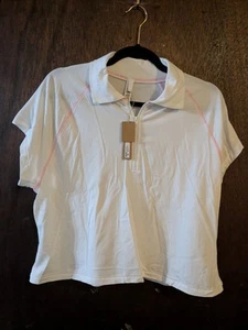 NEW Skims 3x New Vintage Collared T-Shirt Color Snow - Picture 1 of 7