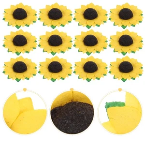 100 Piezas Flores de Papel y Cabezas de Girasol Girasoles Artificiales Decoración - Imagen 1 de 12