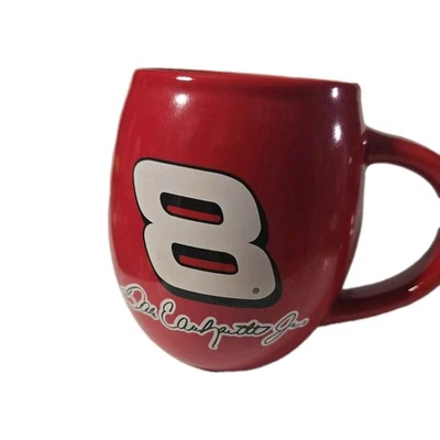 Taza de café NASCAR Dale Earnhardt Jr # 8 roja grande cerámica 20 oz taza de cacao 1 lb Foto 1 de 4