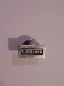 VINTAGE STERLINGSILBER H&R BLOCK STEUER BUCHHALTUNG ANSTECKNADEL - Bild 1 von 2