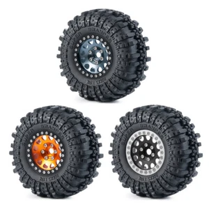 Llantas de llanta Beadlock RC de 1.9 pulgadas Juego para 1:10 RC Axial SCX10 II 90046 TRX4 - Imagen 1 de 13
