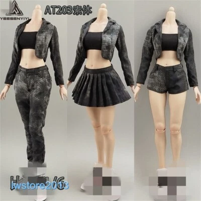 1:6 Suit Coat Pants Tube Tops Clothes For 12" Female PH TBL JO Figure Body Toys - Image 1 of 4