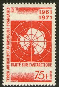 TAAF:  n°39 **, traité sur l'Antarctique  (cote 44€)