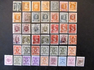 BELGIUM PRECANCELS (1897-1982) MIXED CONDITIONS - Picture 1 of 1