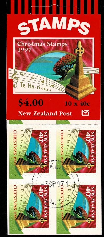 NEW ZEALAND - 1996 CHRISTMAS BOOKLET - Sc#SB 82 - CTO - NZ 45 - Image 1 of 1
