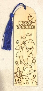 6" Wood Bookmarks - Kid's - Bild 1 von 4