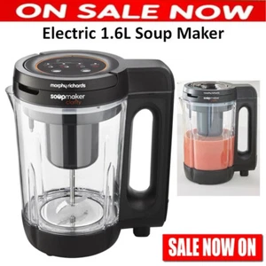 Electric 1.6L Soup Maker Morphy Richards Soup Cooker Blender Smooth Chunky Cook - Picture 1 of 7