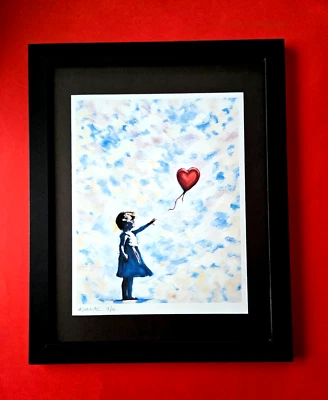 💎 ALEXANDER DULAC | MY BANKSY GIRL Edición Impresa Auténtica Firmada a Mano. de 10 COA Foto 1 de 4