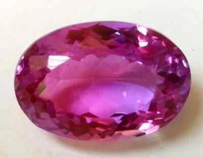 AAA+ Large Tourmaline 55.85 Ct. Oval Cut Bi-Color Loose Gemstone @Best Offer - Image 1 of 4