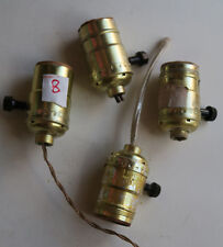 Lot of 4 socket parts switch key for Vintage Banquet boudoir lamp shabby design