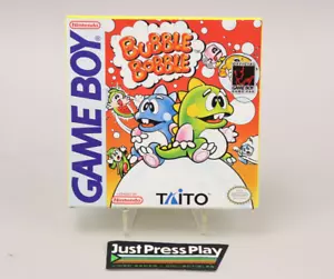 Bubble Bobble Nintendo Game Boy GB 1990 Taito CIB Complete in Box w/Manual - Picture 1 of 10