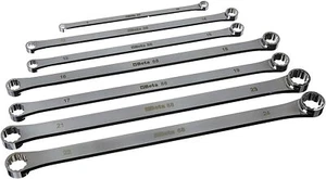 Beta 88/S7 7-teiliges extra langes flaches metrisches doppelendiges Ringschlüssel-Set 8-24 mm - Bild 1 von 2