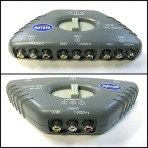 ANTSIG 3 Channel Switch AV Audio Video Game Selector - Picture 1 of 1