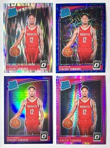 2018-19 Optic Vincent Edwards Prizm Refractor RC Lot x 4 Pink Blue Silver Flash - Picture 1 of 14