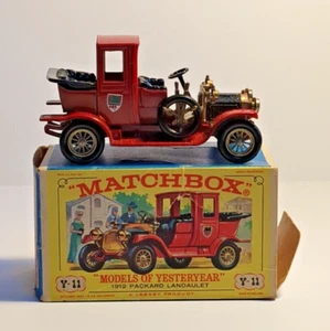 Matchbox Models of Yesteryear Y-11 1912 Packard Landaulet w/Original Box - Picture 1 of 15