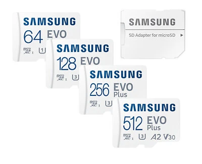 Samsung EVO Plus MicroSDXC Speicherkarte SDCard +Adapter für Foto & Handy