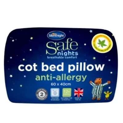 Almohada para bebé Silentnight Safe Nights niños bebé niños niños Foto 1 de 4