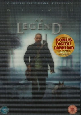 I Am Legend (2007) 2-Disc Special Edition DVD with Slipcover Sleeve, Will Smith - Image 1 of 2
