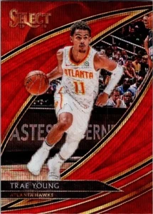 2019-20 Panini Select - Red Wave Courtside Prizm #237 Trae Young Hawks SP - Picture 1 of 2