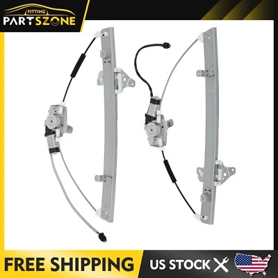 For Nissan Frontier 2005-2015 w/ Motor Pair Rear Left Right Window Regulator - Image 1 of 4