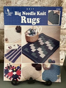 Annie’s Attic Big Needle Knit Rugs Booklet 10 Knitted Rugs - Picture 1 of 2