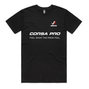 Vittoria Corsa Pro T-Shirt — Unisex XXXL / Black —AUS STOCK— Bike Bicycle - Picture 1 of 1