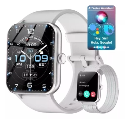 Smartwatch Sport Bluetooth Armband Blutdruck Fitness Tracker Herren Damen Uhr DE - Bild 1 von 4