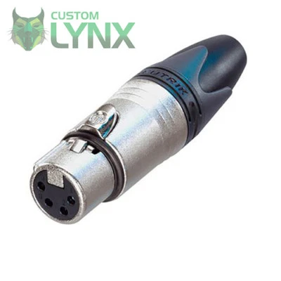 Neutrik NC4FXX 4 PIN Femmina XLR Cavo Connettore Audio. Spina saldante CC alimentazione PRO