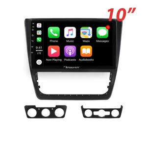 10" Wireless Carplay Android Auto Sat Nav Nakamichi For Skoda Yeti 11-16 Manual - Bild 1 von 2
