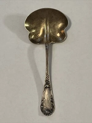 ANTIGUA CUCHARA DE GELATINA DE NUEZ CONDIMENTO ELEGANTE DOMINICK & HAFF LOUIS XIV 4 3/4" Foto 1 de 4