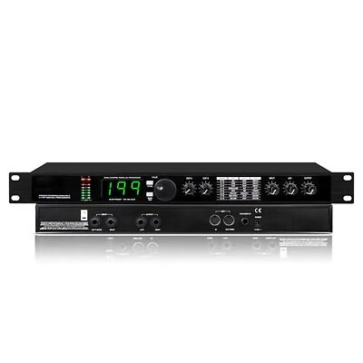 Pro Digital Reverb Multi Effect DSP Processor Audio Processor Equalizer Black - Image 1 of 4