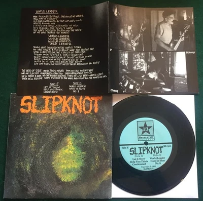 SLIPKNOT Slipknot EP ~ 1989 Revelation  Punk 7" 45 w/ insert. - Image 1 of 2
