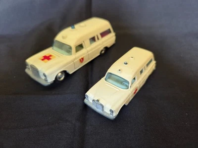 Matchbox #K-6 Mercedes Benz Binz Ambulancia y #3 Mercedes Benz Binz Ambulancia Foto 1 de 4
