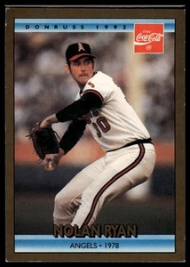 1992 Donruss Coca-Cola Nolan Ryan #12 Nolan Ryan - Picture 1 of 2