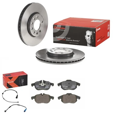 BREMBO Discos de Freno 285mm + Xtra Pastillas Delanteras Apto para Opel Vectra C - Imagen 1 de 4