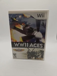 WWII Aces Nintendo Wii - Completo CIB Probado ENVÍO GRATUITO - Imagen 1 de 4