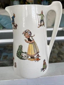 Antique Max Roesler Rodach Pitcher Children Teddy Bear Frog Dog Toys Bavaria - Picture 1 of 23