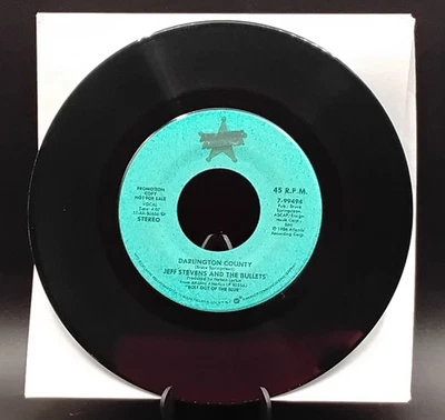 45 RPM Jeff Stevens And The Bullets – Darlington County - Atlantic America 1986 - Imagem 1 de 2